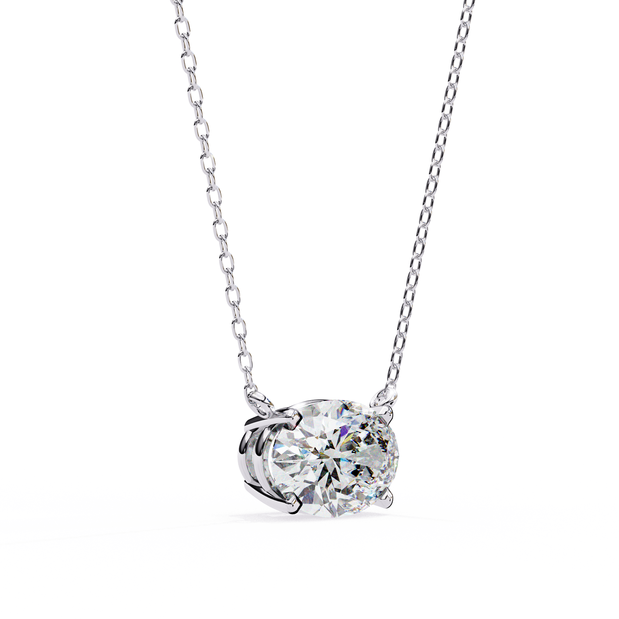Pear Diamond Dangle Pendant