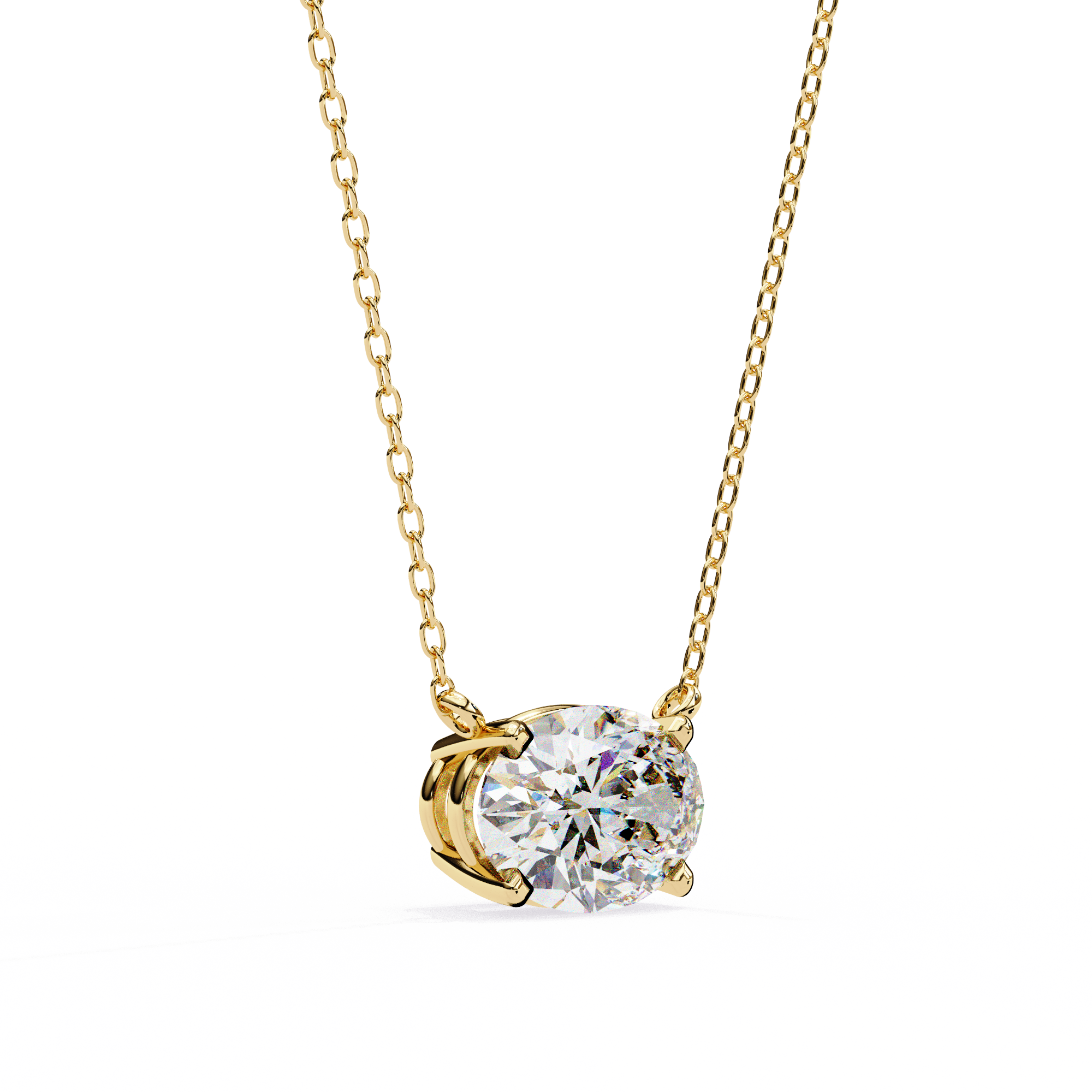 Pear Diamond Dangle Pendant