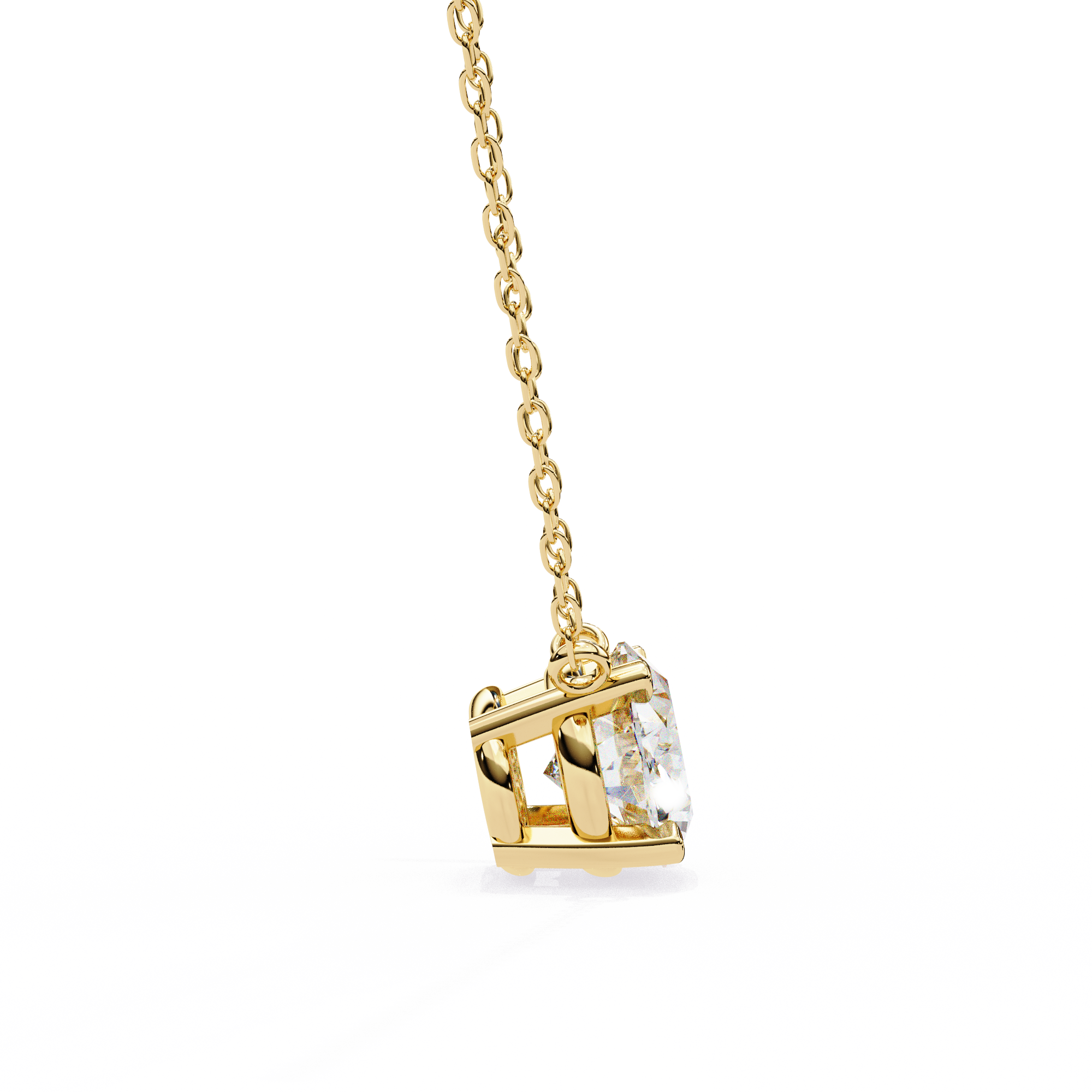 Pear Diamond Dangle Pendant
