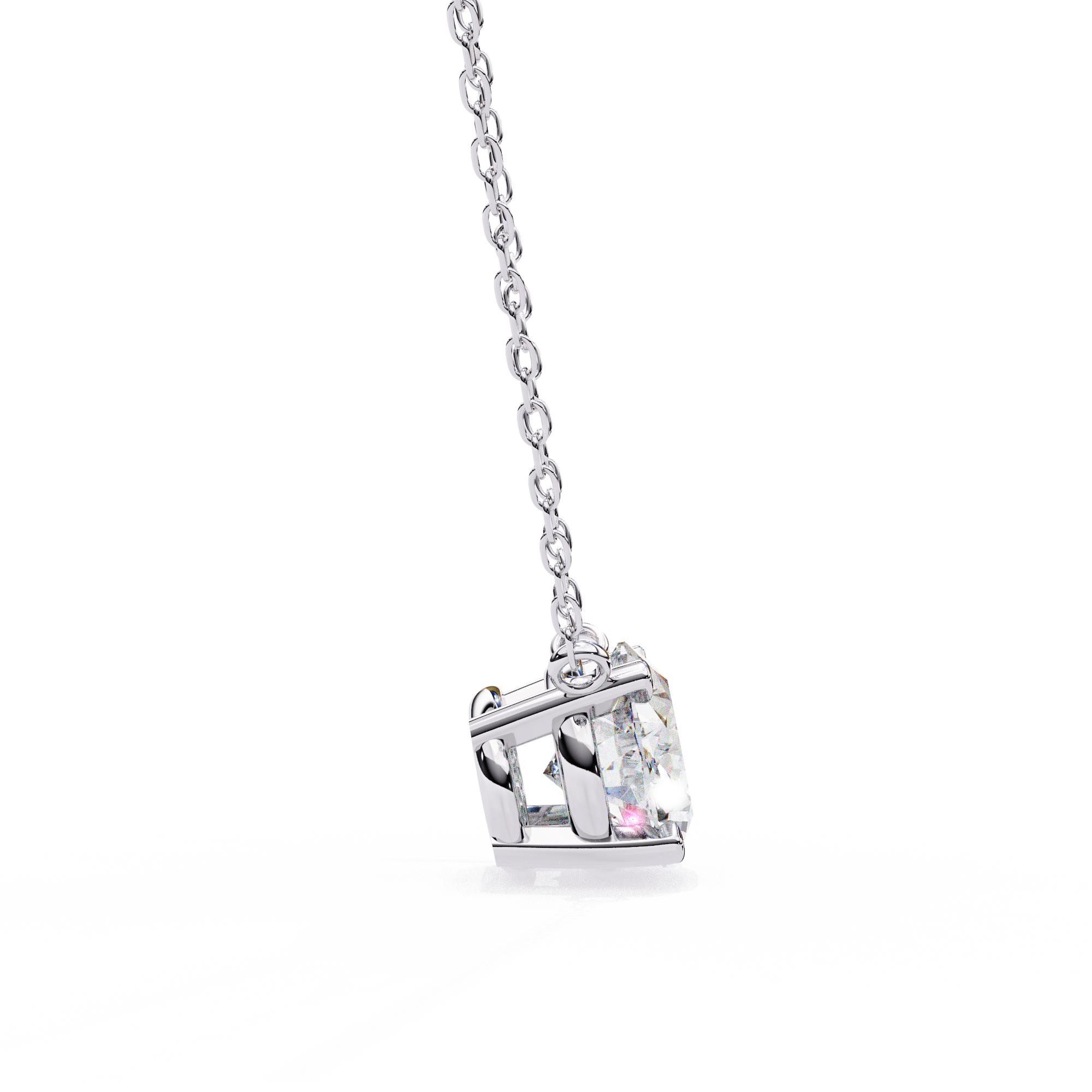 Pear Diamond Dangle Pendant