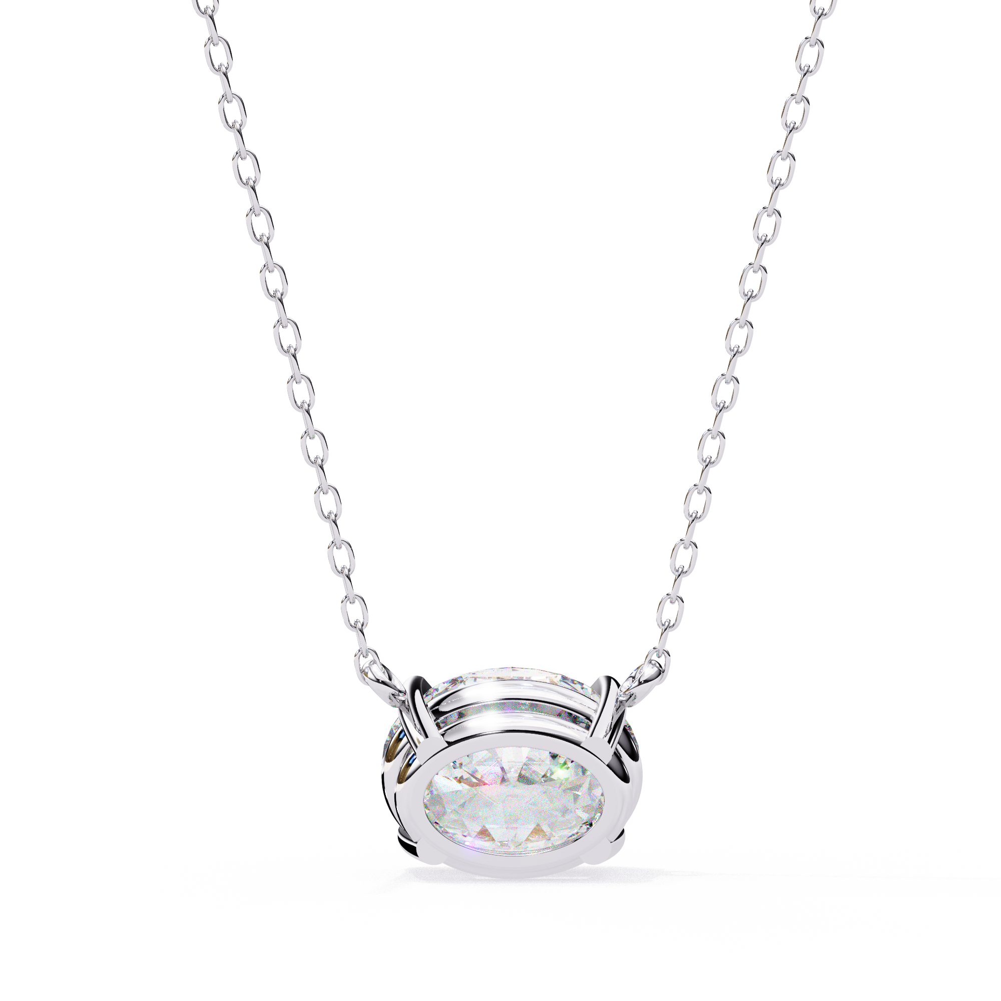 Pear Diamond Dangle Pendant