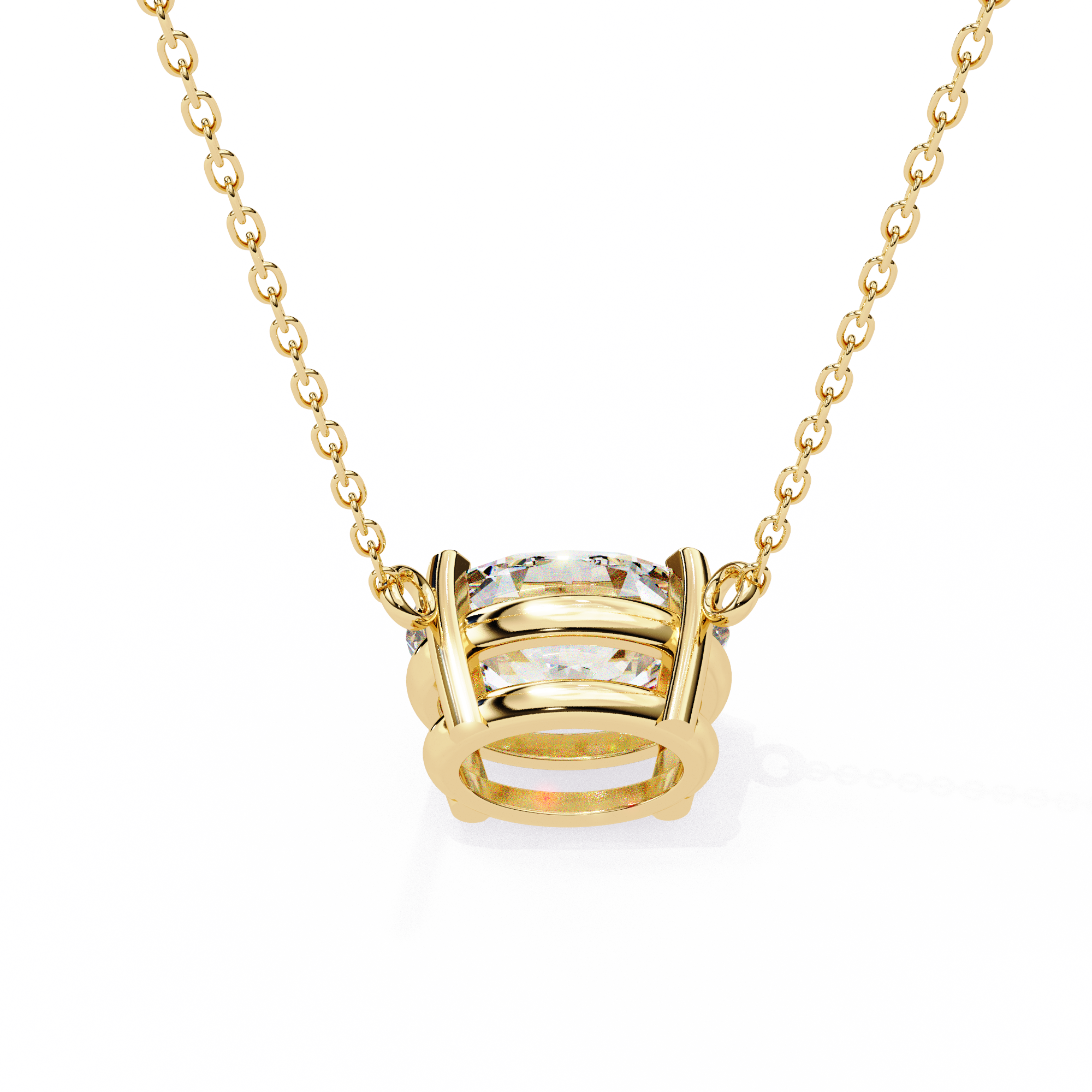 Pear Diamond Dangle Pendant