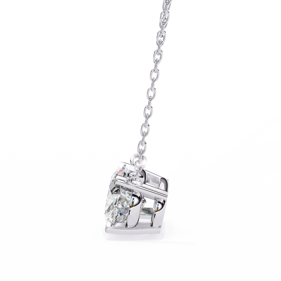 Pear Diamond Dangle Pendant
