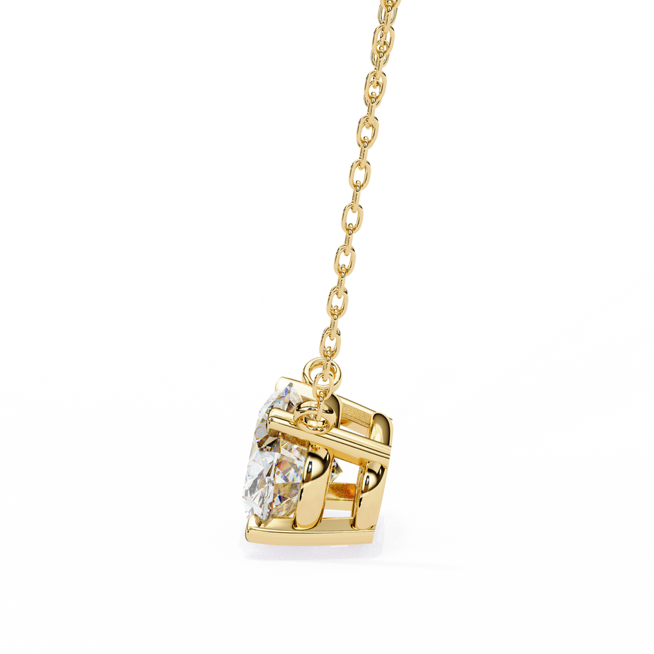 Pear Diamond Dangle Pendant