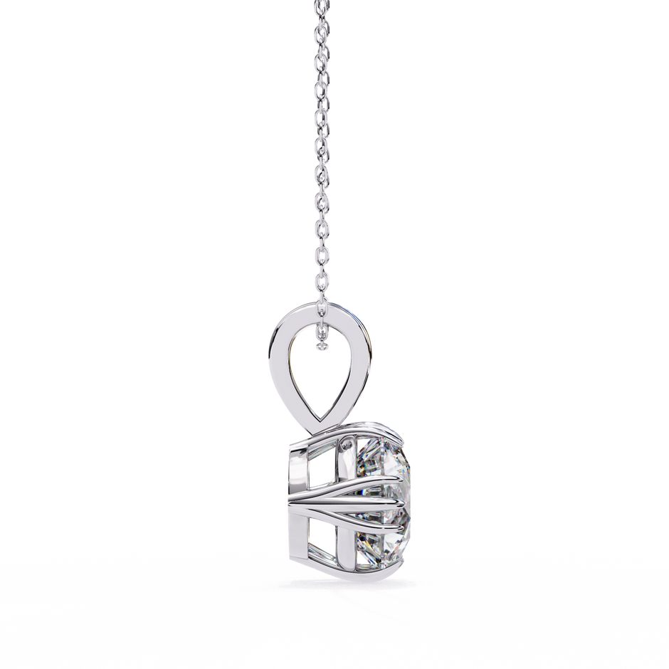 Classic Round Pavé Pendant