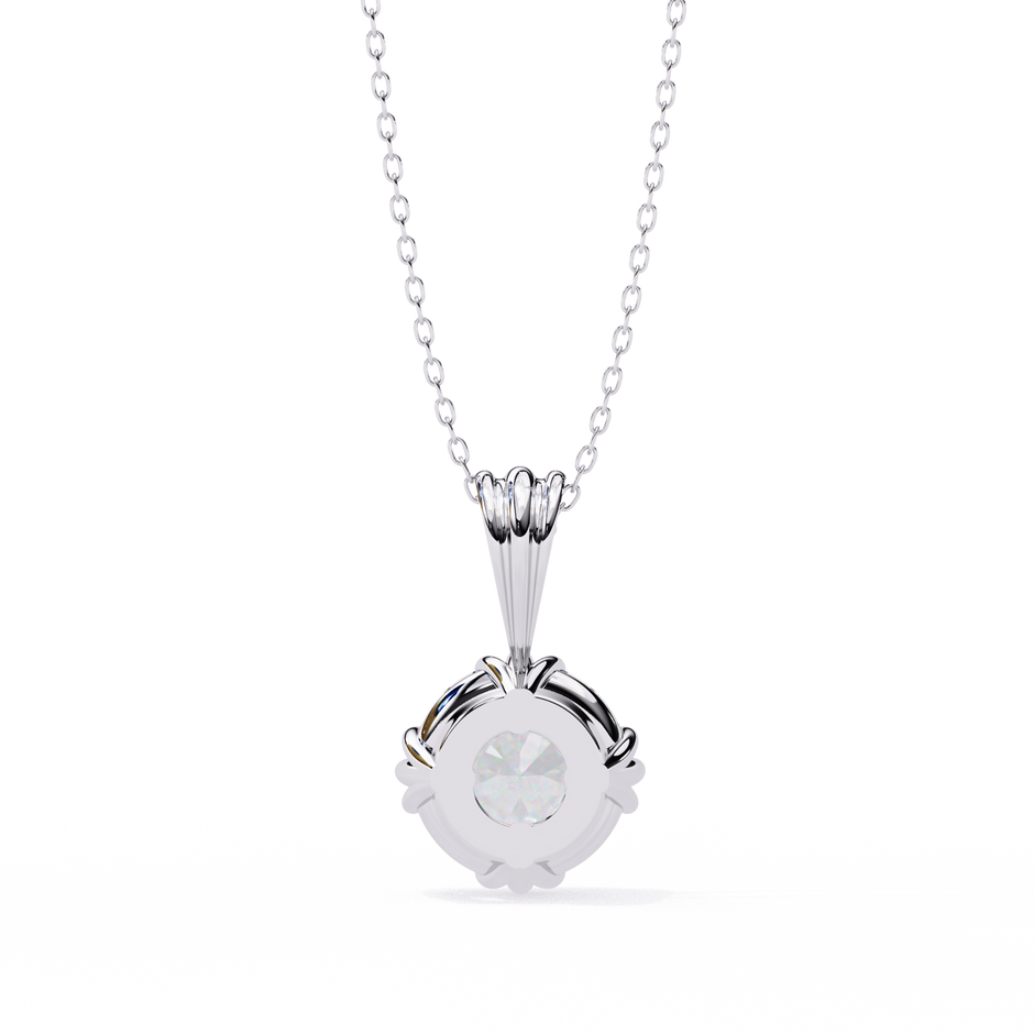Classic Round Pavé Pendant