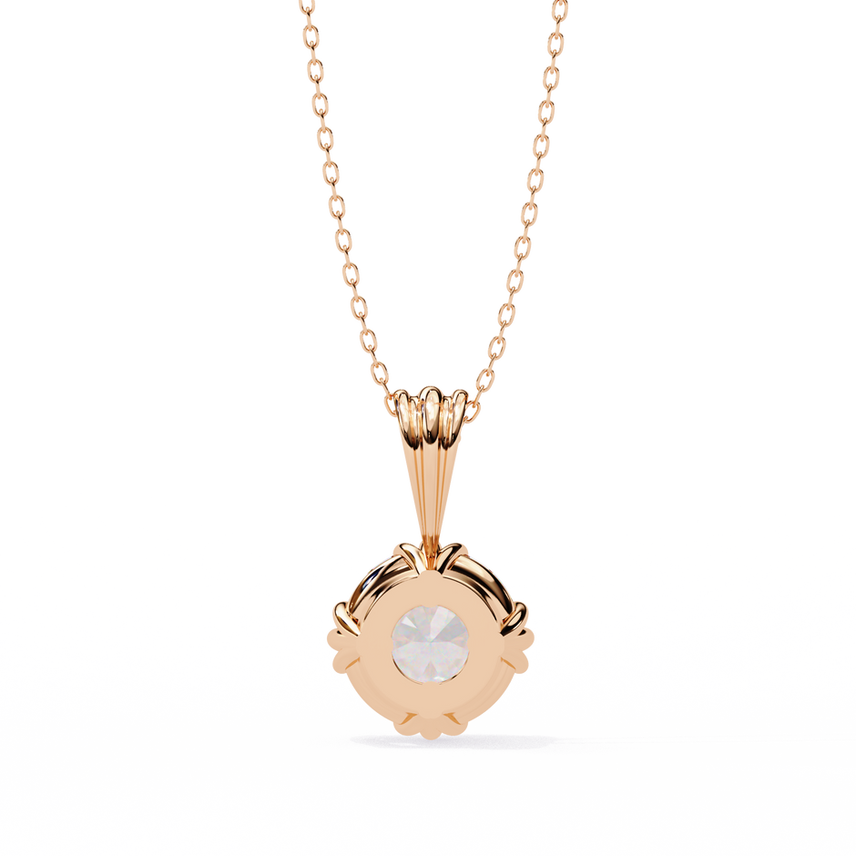 Classic Round Pavé Pendant