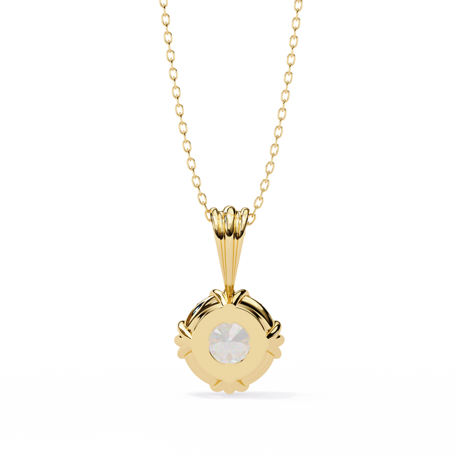 Classic Round Pavé Pendant