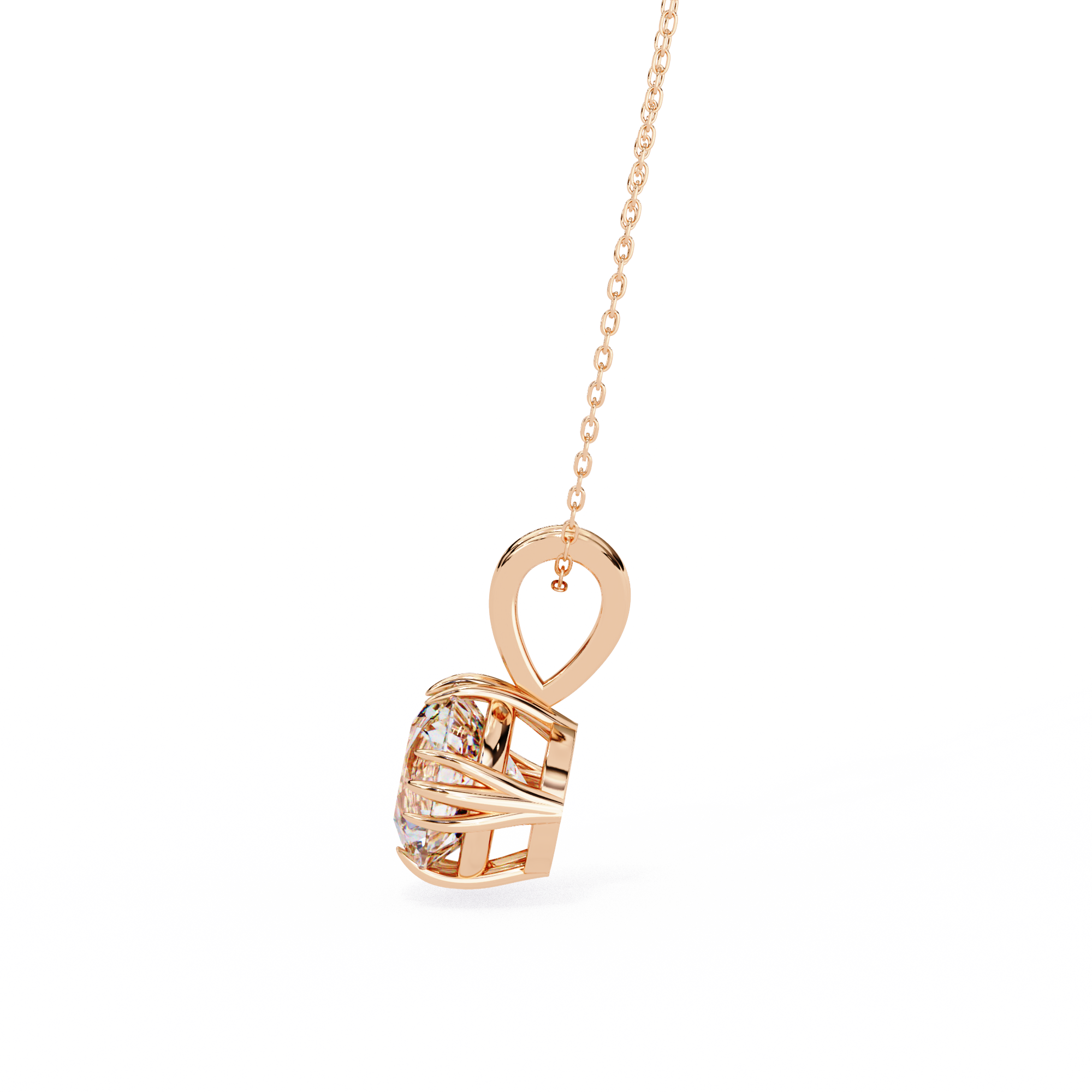 Classic Round Pavé Pendant