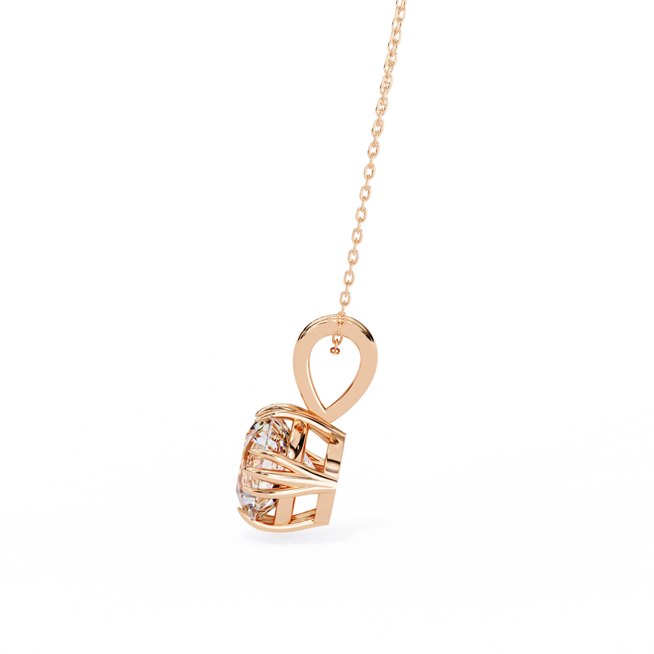 Classic Round Pavé Pendant