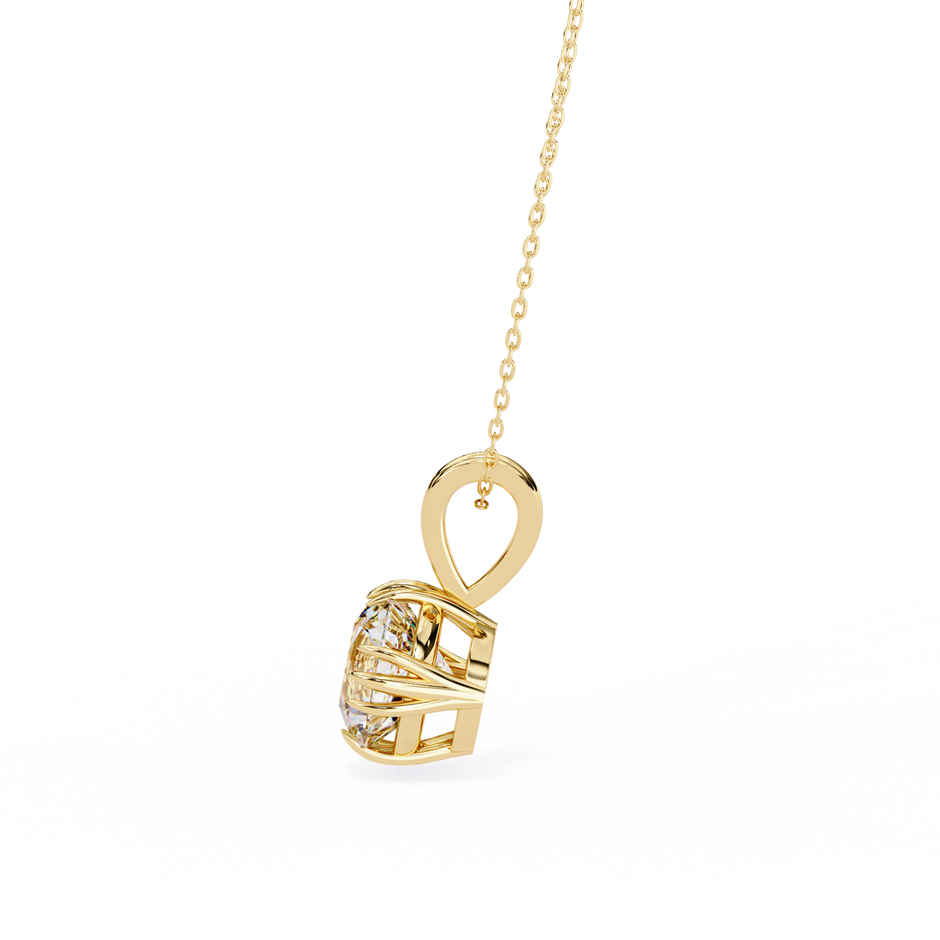 Classic Round Pavé Pendant