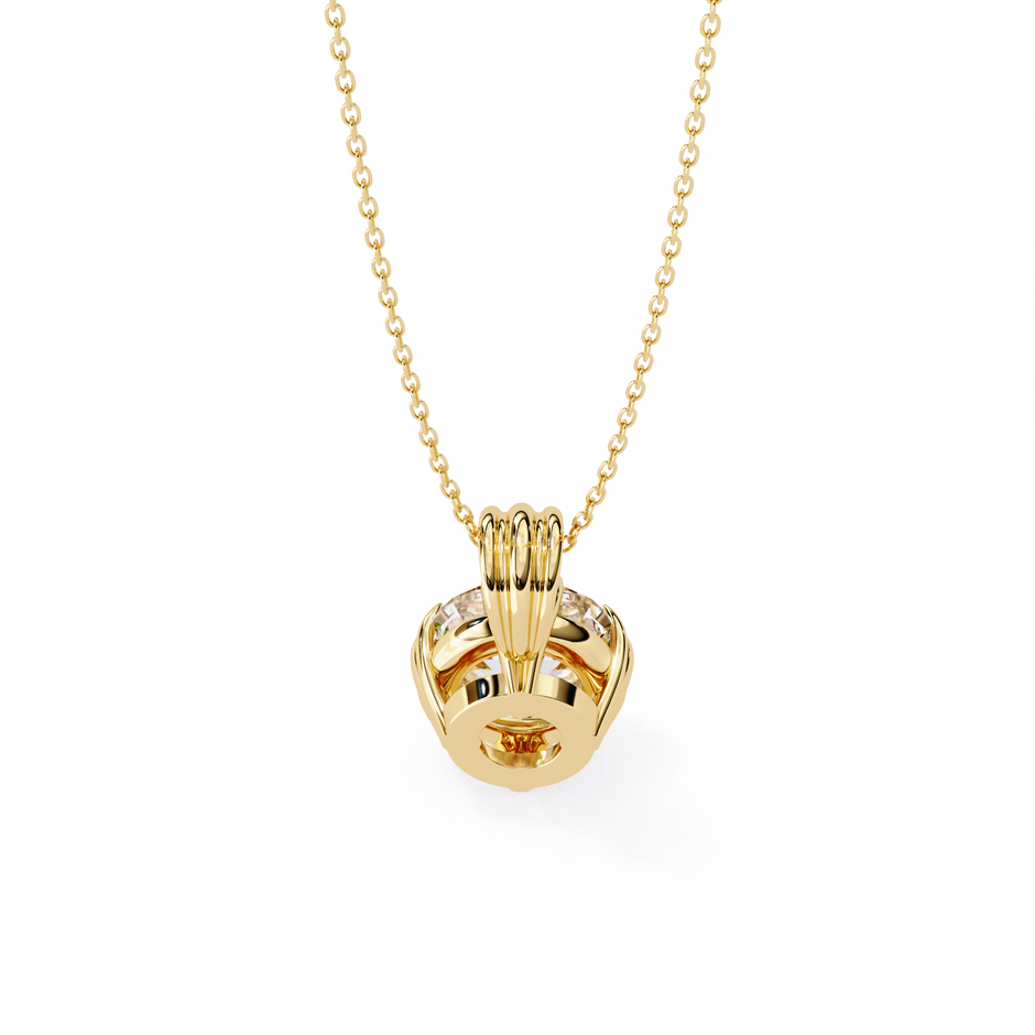 Classic Round Pavé Pendant