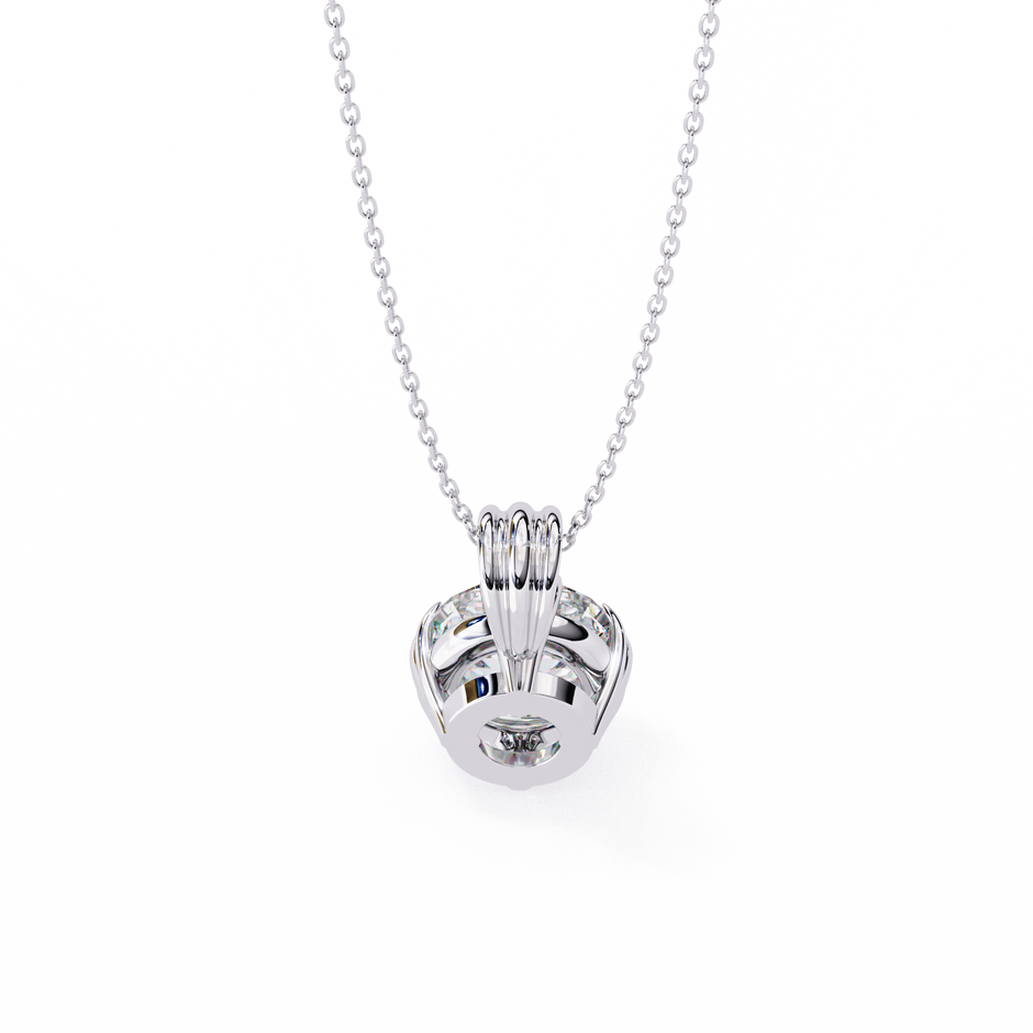 Classic Round Pavé Pendant