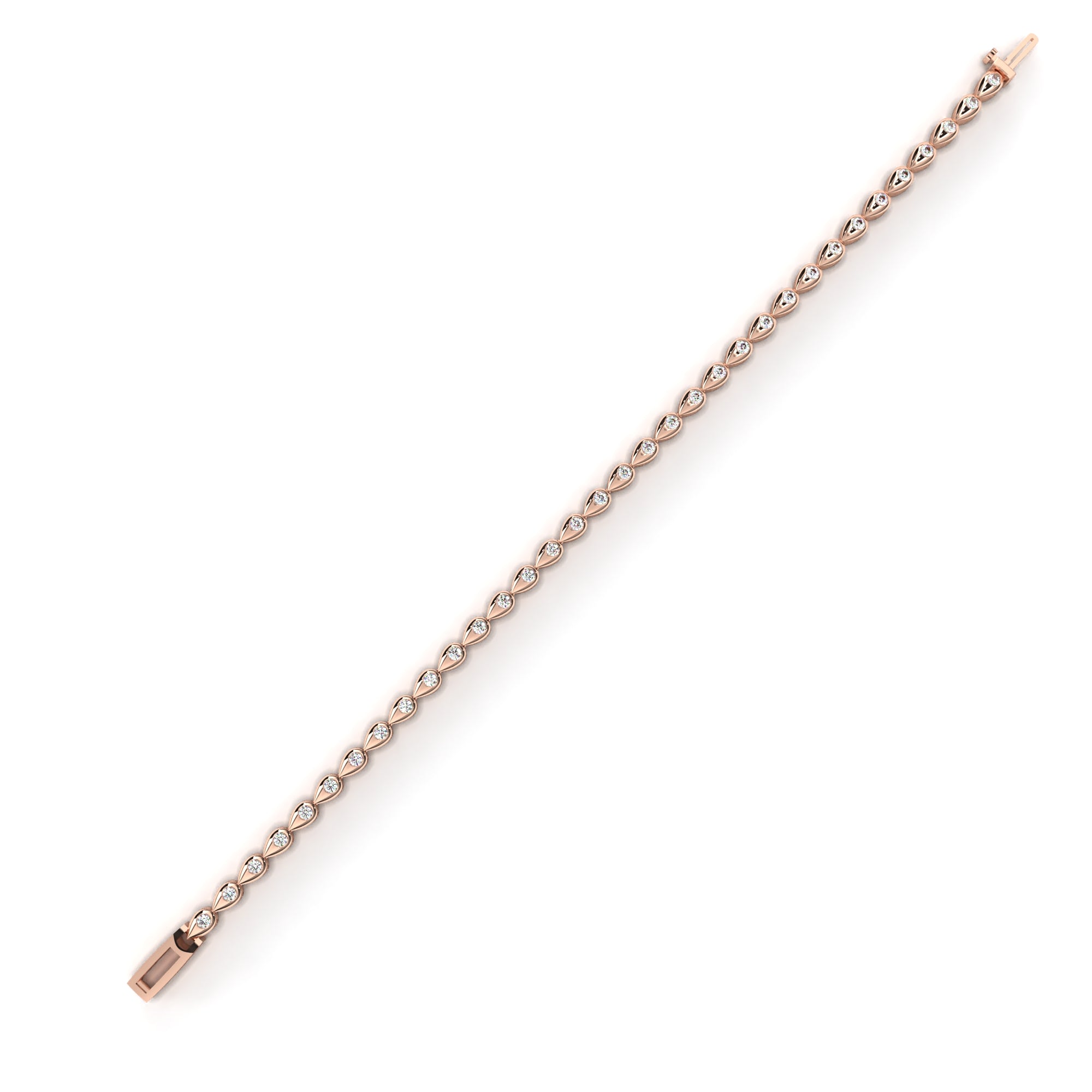 Prestige Diamond Tennis Bracelet in 10k–18k Gold