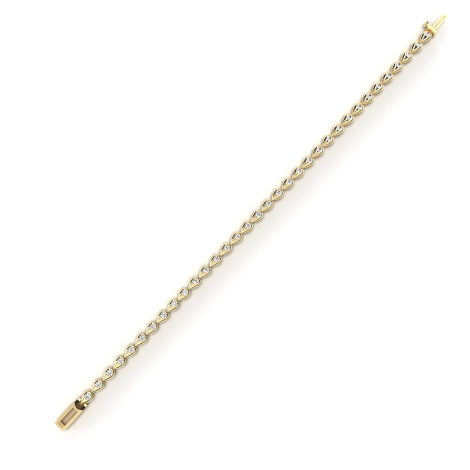 Prestige Diamond Tennis Bracelet in 10k–18k Gold