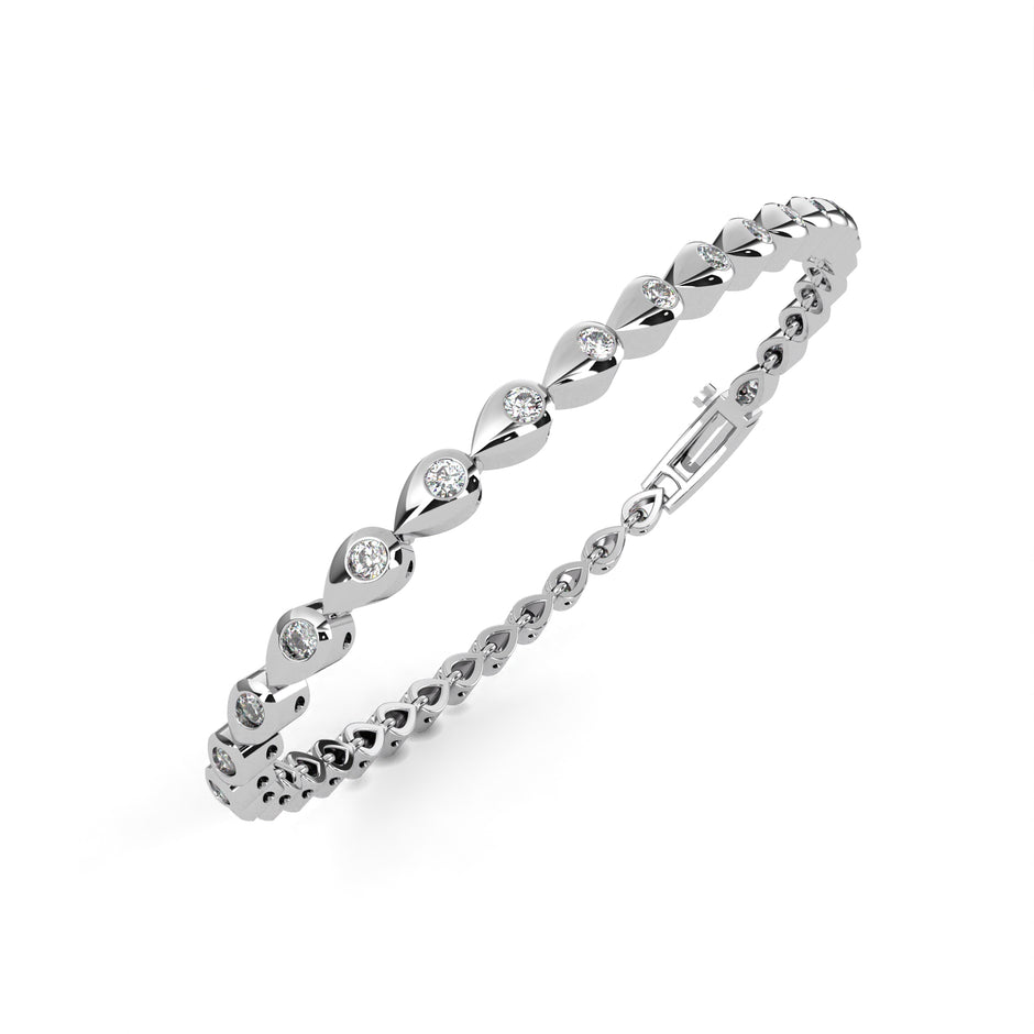 Prestige Diamond Tennis Bracelet in 10k–18k Gold